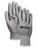 MAGID D-ROC 13-Gauge Polyurethane Palm Coated Work Gloves, 1 Pair, 7/Small, Grey