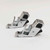 HONEYSEW 2pcs Snap On Low Shank Adapter Presser Foot Holder for Brother Singer Janome Toyota Kenmore Low Shank Sewing Machines