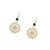 Anneome 1 Pair Vintage Statement Earrings Circle Hook Earrings Vintage Earring Vintage Ear Drop Vintage Drop Earrings Jewlery Fashion Earrings Ear Jewelry Ear Dangle Woman Lucky Ear Hook