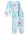 The Children's Place Baby Girls' and Toddler Long Sleeve Top and Pants Snug Fit 100% Cotton 2 Piece Pajama Sleepwear Set, Rainbow Dino, 6-9 Months