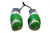 Pakistan Country Flag Mini Boxing Gloves to Hang Over Your Automobile Mirror New