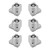 3 Pair Left Right Slider Buckle Metal Lock Latch Bracket Controller Replacement Repair Part Tool Compatible with Switch Joy-Con