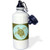3dRose wb_25384_1 Cute Sea Turtle Green and Blue Sports Water Bottle, 21 oz, White