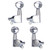 Milisten Accessories for 4pcs Guitar Machine Heads Knobs Guitar String Tuning Pegs Machine Head Tuners Ukulele Head Pegs Ukulele String Turning Electric or Acoustic Guitar