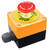 dstfuy Emergency Stop Push Button Switch,1 NC Waterproof IP65 Red Sign Emergency Stop Switch with AC 660V 10A Stop Switch Box Emergency Button.