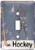 3dRose LLC lsp_16310_1 Hockey Player - Single Toggle Switch