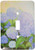 3dRose lsp_59780_1 Painting Of Periwinkle Blue Hydrangeas Single Toggle Switch