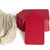 100pcs Red Paper Hang Gift Tags, Blank Marking Tags with String for Craft Homemade Gifts