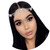 Brinie Rhinestone Head Chain Silver Hair Chain Bride Wedding Head Chain Bridal Headpiece Jewelry Festival Halloween Wedding Hair Accessories for Women and Girls