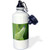 3dRose wb_51374_1"Out Beyond Ideas Rumi Quote Wisdom Inspirational Iris Flower" Sports Water Bottle, 21 oz, White