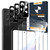 Jeywiry 3 Pack Screen Protector Compatible for Samsung Galaxy A53 5G with 3 Pack Camera Lens Protector, Ultra HD Tempered Glass, 9H Hardness, Anti-Scratch, Easy Installation - Case Friendly