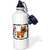 3dRose wb_31205_1"I Love My Brussels Griffon Cropped Ears" Sports Water Bottle, 21 oz, White