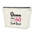 60th Birthday Gifts for Women Funny 60th Birthday Gift Ideas 60th Birthday Gift for Best Friend Makeup Bag 60 Year Old Birthday Gag Gifts Cosmetic Bag Turning 60 Gifts for Mom Wife Mother's Day Gift