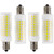 Dimmable E12 LED Candelabra Base Bulbs,7W 120V E12 Led Bulb, E12 75W Halogen Lamp Replacement, Daylight White 6000K, 750 Lumens, for Chandelier, Ceiling Fan, Desk Lamp(4Pack)