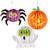 BESTOYARD 3Pcs Spider Decorations Ghost Party Hanging Lantern Outdoor Lanterns Venue Setting Props Props Small Halloween Lantern Hanging Paper Pumpkin Supplies Halloween Lanterns Decorate