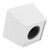 FUNOMOCYA microphone logo cube microphone stand microphone square cube mic microphone flag mic logo cube interview mic stand interview microphone flag mini mic Foam isolation bracket white