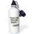 3dRose wb_163892_1"Trust me you can dance Vodka, Grey" Sports Water Bottle, 21 oz, White