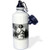 3dRose wb_98646_1"Vintage Photo Of Geronimo In Black n .jpg" Sports Water Bottle, 21 oz, White