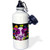 3dRose wb_201768_1 Funny Purple Cow and Milk Jugs Abstract Art - Sports Water Bottle, 21oz