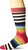 K. Bell Men's Original Novelty Crew Socks, Spectrum Stripe, Shoe Size: 6-12