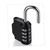 DOITOOL 1pc Cabinet Password Lock Password Padlock Approved Locks Gate Padlock Locks with Code Dial Number Lock Locker Lock Adults Locks Lock for Locker Door