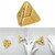 Metal Puzzles 3D-Brain-Teaser Toys Triangular Cube