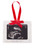 Pearhead Sonogram Picture Ornament, Baby Ornament, Gift for Expecting Parents, Ultrasound Photo Frame, Rustic Christmas