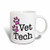 3dRose Vet Tech Veterinarian Pink Magic Transforming Mug, 11-Ounce