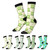 Muvtioc Funny Novelty Socks For Frog Lover,Cute Frog Printed Casual Crew Sock Gifts For Men Women,Cute Cartoon Frog