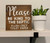 Please Be Kind to Septic Tank Flush Toilet Paper Sign - Farmhouse Half Bathroom Decor - Information Septic Tank Says Toilet Signs Farmhouse Signs Hint Signs New and Fun Rustic Wood Signs 8 x 8 Inch