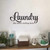 Laundry The Never Ending Story Vinyl Wall Saying Laundry Room Quote Wall Art Sticker - Black