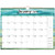 Calendar 2024 - Wall Calendar 2024, 12 Monthly Calendar 2024, 14.8" x 11.5", Jan. 2024 - Dec. 2024, 2024 Wall Calendar with Twin-Wire Binding, Hanging Hook, Large Unruled Blocks with Julian Dates - Green Waves