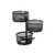 Rolodex Mesh Collection 3-Tier Swivel Tower Sorter, Black (62533)