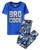 The Children's Place Boys' Short Sleeve Top and Pants Snug Fit 100% Cotton 2 Piece Pajama Set, Bro Code, 4