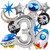 11Pcs Space Astronaut Birthday Party Balloons, Foil Balloons of Spaceman Rocket Moon Star for Outer Space Galaxy Theme Party Decorations (3)