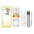 Professional Eyebrow Tinting Kit - Upgraded 2-in-1 Eyebrow and Eyelash Color Kit for Natural Brown Instant Coloring, Fast and Quick Results (Chestnut Brown)