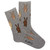 K. Bell Socks Fun Pop Culture Novelty Crew Socks, Gray, Women's Shoe Size: 9-11