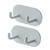 Zerodeko 2pcs Hook up Heavy Duty Clothes Hanger Rack Heavy Duty Hangers for Clothes Picture Wall Hanging Nail Clothes Hook Porch Adhesive Hooks Heavy Duty Wall Hook Coat Hanger Wall Hook