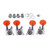 Milisten 4pcs ukulele tuning pegs ukulele pegs acoustic ukulele machine heads sealed ukulele tuners