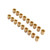 Healifty 18 PCS String Body bass Component Guitar electric guitars mounting ferrule for electric guitar guitar string ferrule electric acoustic guitar electric guitar string Metal