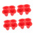 HAKIDZEL Ice Cube Molds 4pcs Ghost Ice Tray Halloween Decor Round Tray De Para Gelatinas Ghost Ice Molds Round Ice Cube Silica Gel Red Halloween Wine Glass Ice Cube Tray