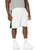 Intensity Diamond Flatback Mesh Basketball Shorts, White/Dark Green, X-Large