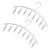 Cabilock 2pcs Laundry Hangers with Clips Hanging Drying Rack Clothes Hanger Clip Hanger Stocking Hangers Clip Hangers Infant Hangers Infant Clothes Hangers Drying Clip Baby Sock