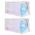 GLEAVI 2pcs Cosmetic Bag Makeup Bags Women Cosmetics Pouch Large Capacity Toiletries Pouch Girl Storage Bag Makeup Storage Bag Cosmetics Organizer Make up Bag Travel Tote Bag Portable Tpu GLEAVI 2pcs Cosmetic Bag Makeup Bags Women Cosmetics Pouch Large Capacity Toiletries Pouch Girl Storage Bag Makeup Storage Bag Cosmetics Organizer Make up Bag Travel Tote Bag Portable Tpu