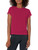 Reebok Women's Standard Workout Ready Tee, Punch Berry/Back Slit, Medium