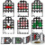 480 Pieces Christmas Gift Tag Stickers Self Adhesive Christmas Name Tags Buffalo Plaid Present Stickers Labels Xmas to and from Tag for Holiday Present Box Gift Wrapping Supplies (Cute Pattern)