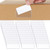 100 Pcs Label Holders Adhesive Label Pockets Mailbox Label Shelf Label Plastic Peel Stick Tag Clear Long Side Open Price Tag for Supermarket Bookshelf Library Mailbox Business Student (2 x 1 Inch)