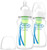 Dr. Brown's Options Wide Neck Glass Bottles, 2 Pack, Clear, 9 Ounce
