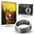 Magic Makers Small PK Ring Magic Trick wtih Instructional Learning Guide