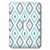 3dRose lsp_203397_1 Gray and Blue Ikat Diamond Pattern Single Toggle Switch